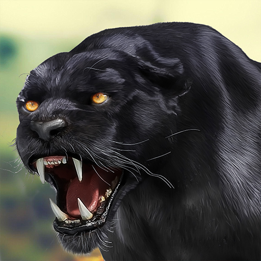 黑豹家庭模擬器 - 野生動物攻擊