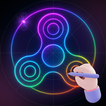 Magic Finger Glow Spinner Art アイコン