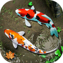 vissen leven behang 3D aquarium de koi vijver 2018-APK