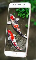 برنامه‌نما Fish Live Wallpaper 3D: Aquarium koi Pond 2018 عکس از صفحه