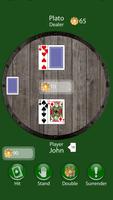 Blackjack 21 Card Game Friends capture d'écran 1