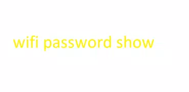 WiFi Password Show