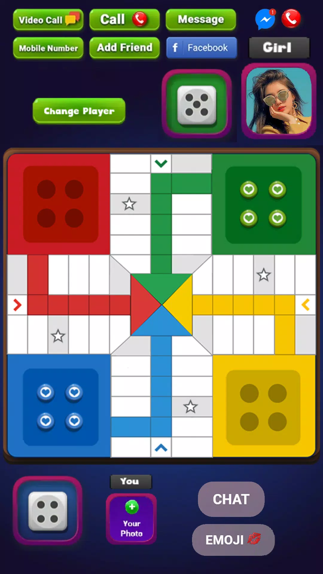 Online Ludo game in whatsapp group