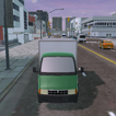 City Delivery Van Driving icon