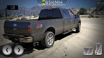 F250 Super Duty Pickup Driving poster