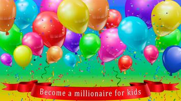 Kids Quiz Games: Millionaire Plakat