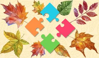 Puzzles autumn plakat