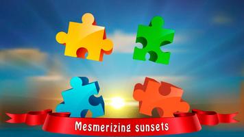 Jeux de sunset jigsaw puzzles Affiche