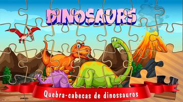 Quebra-cabeças de Dinossauros Cartaz