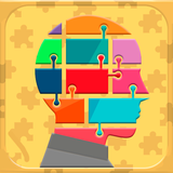 Puzzles for adults of a puzzle icon