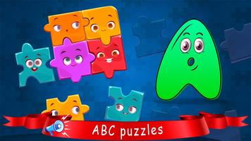 ABC puzzles الملصق