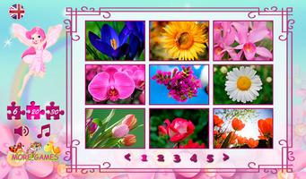 Puzzles for girls: flowers capture d'écran 1