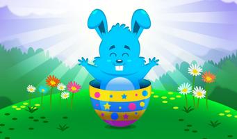 Puzzles for kids Easter poster