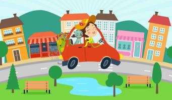 Puzzels voor kinderen: auto' s-poster