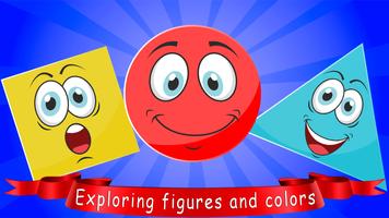 Learn shapes — kids games پوسٹر