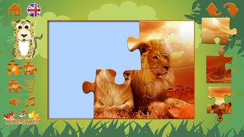 Puzzles: wild animals screenshot 2