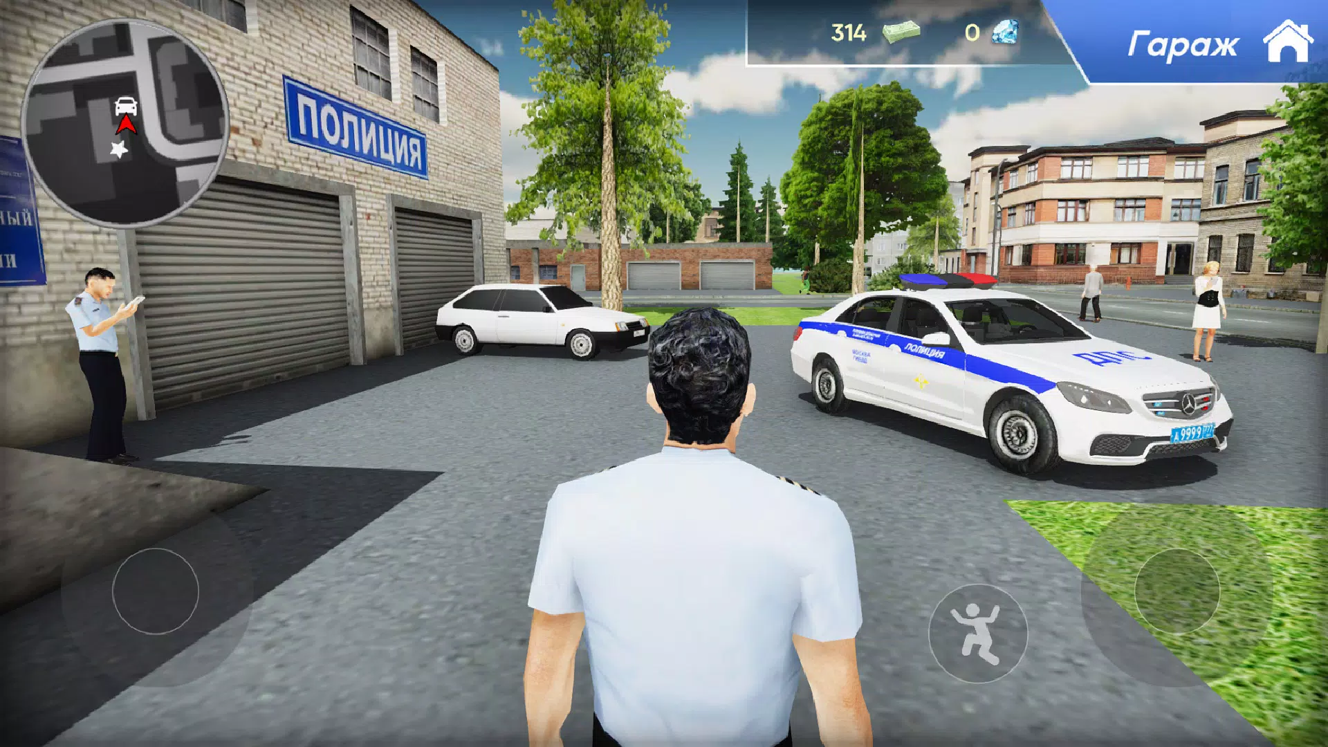 Road Police Inspector Car