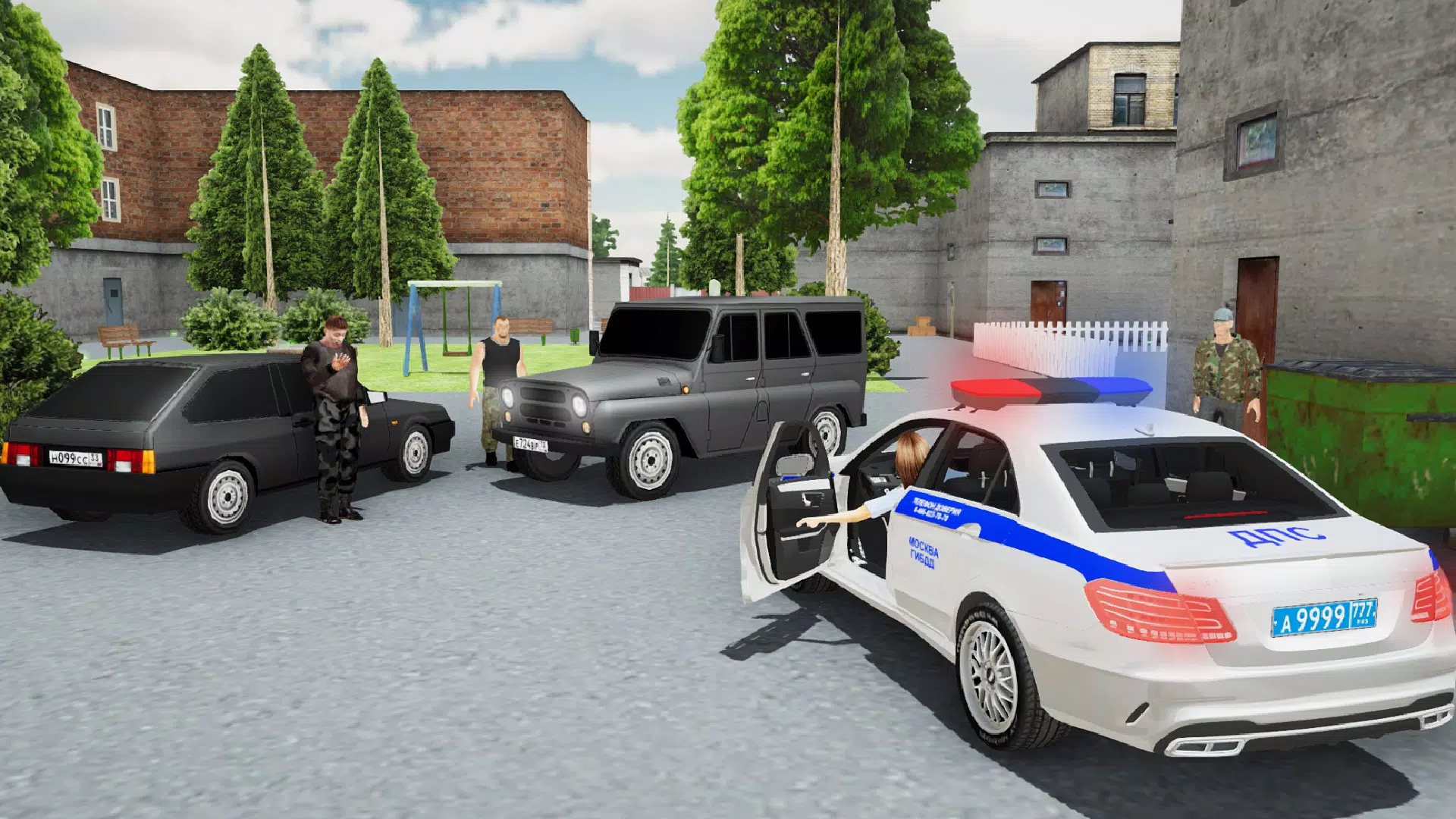 Road Police Inspector Car