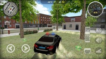 Car Simulator BMW M5: Police poster