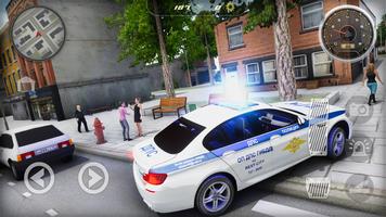 Car Simulator BMW M5: Police تصوير الشاشة 2