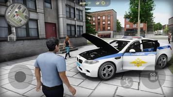 Car Simulator BMW M5: Police تصوير الشاشة 5