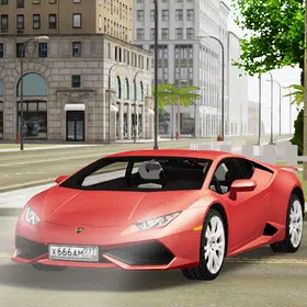 Lambo Car City Driving Huracan