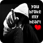 Broken Heart Attitude Status icon