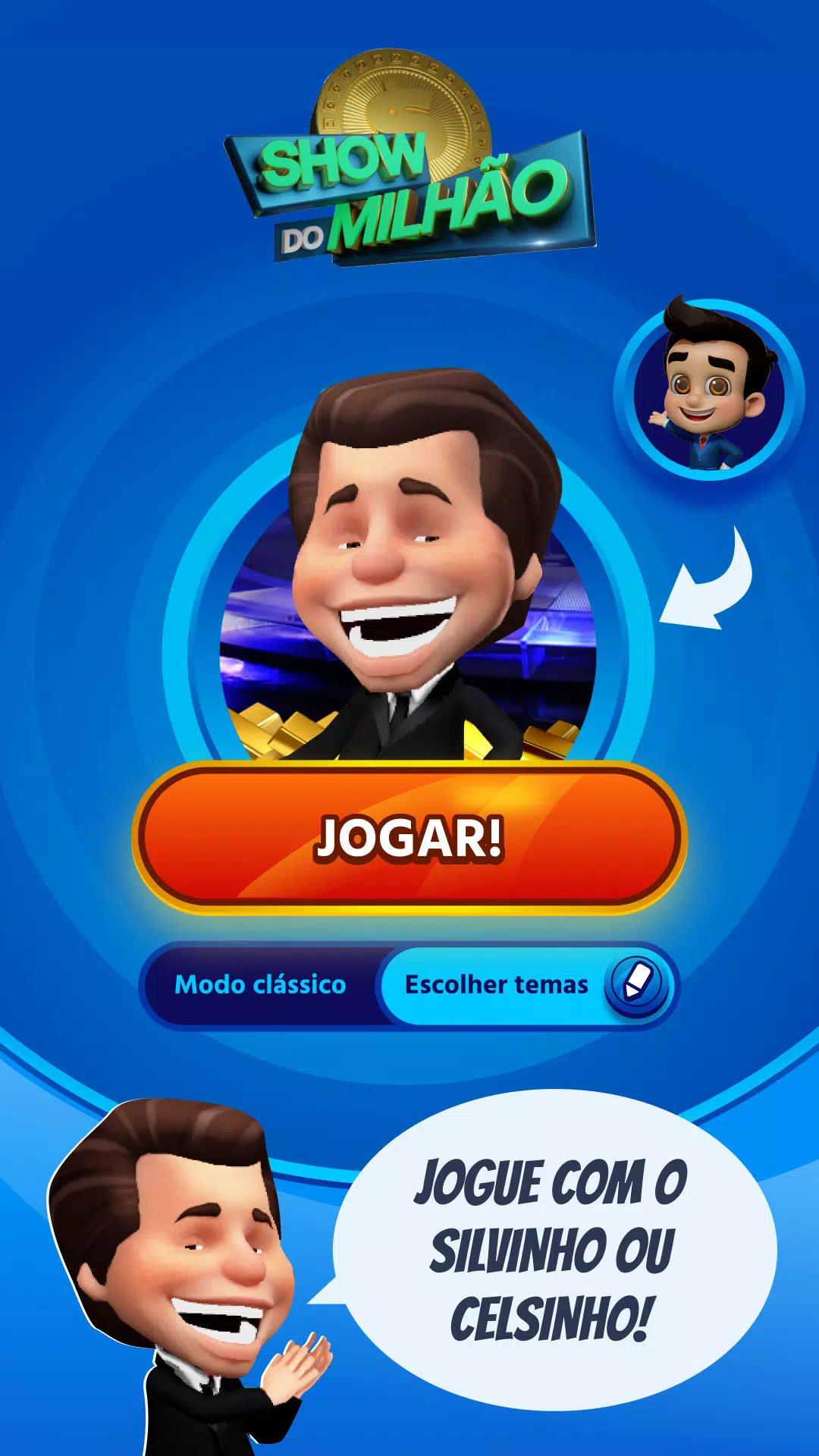 Gamers Clube: Jogo Show do Milhão Quiz Gratuito no Celular