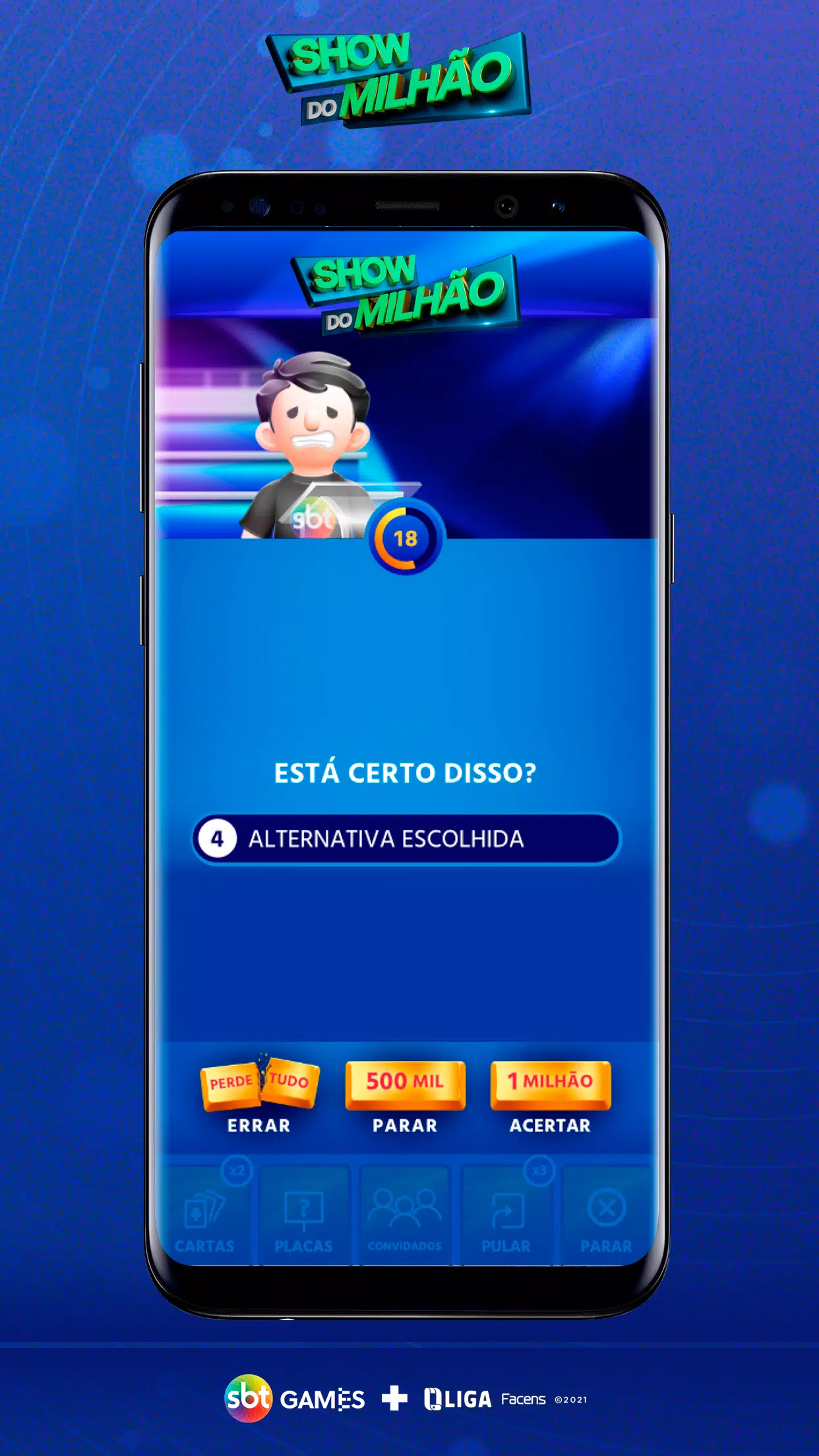 SBT lança app do “Show do Milhão”