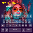 My Photo Keyboard - Neon Theme icône