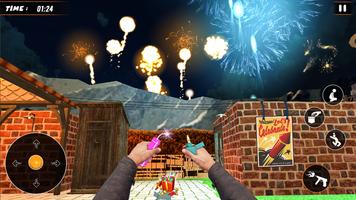 Fireworks Simulator Games 3D poster