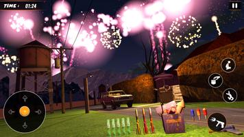 Fireworks Simulator Games 3D 截图 1