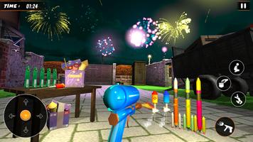 Fireworks Simulator Games 3D capture d'écran 2