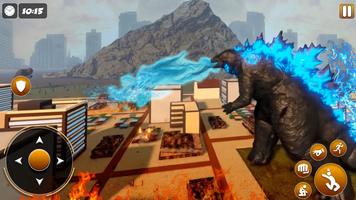Kaiju Gorilla Godzilla Monster تصوير الشاشة 1