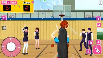 Anime School Girl Fun Life 3D تصوير الشاشة 3