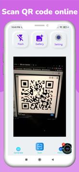 Scan QR code online - Barcode poster