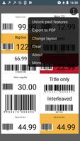 Barcode Generator - labels PDF poster