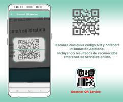 Servicio QR de escáner Poster