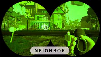 Scary Neighbor Mod Granny Game 海报