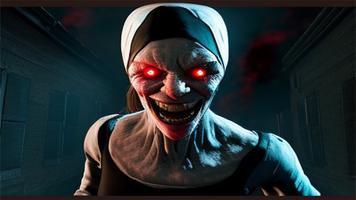 evil nun scary horror world poster