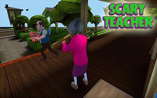 Hello Scary Teacher 3D Neighbor Halloween Trick capture d'écran 3