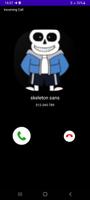 fake call skeleton sans prank Screenshot 1
