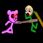 ikon Piggy vs Baldi Stickman Fight