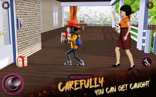 Scary Creepy Teacher Game 3D syot layar 3
