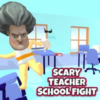 Scary Evil Teacher School Game Affiche