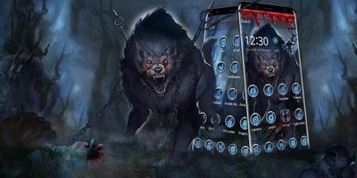 Scary wolf theme screenshot 3