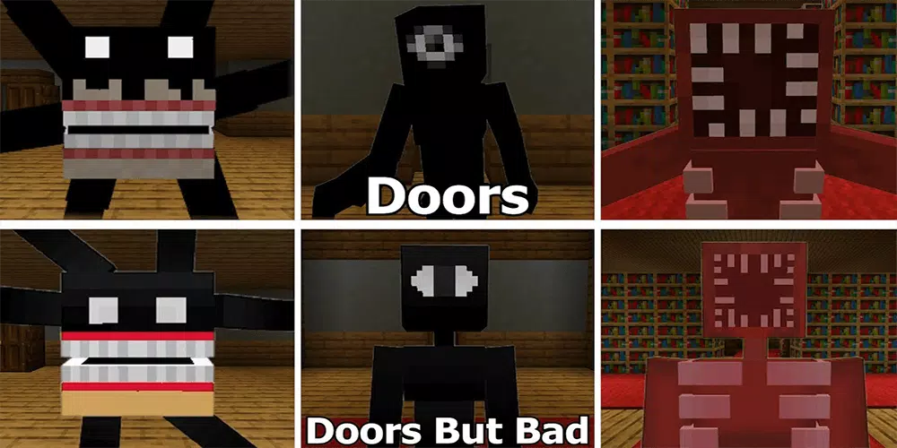 Download Scary Screech doors for Mcpe android on PC