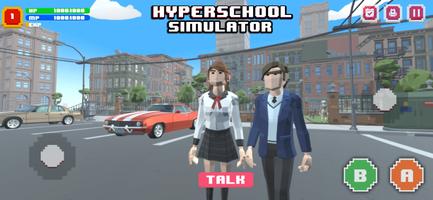 Hyper School Simulator الملصق