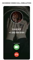 Scary Doll Fake Video Call sim Poster