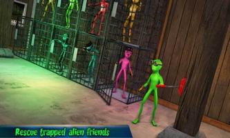 Grandpa Alien Escape Game โปสเตอร์